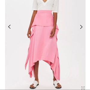 Satin Tie Skirt by Boutique
